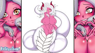 Monster Girl with Huge Tits SpeedPaint by HotaruChanART