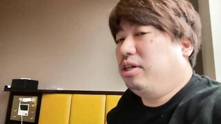A Man Describing the View from his Hotel in Nippori.
