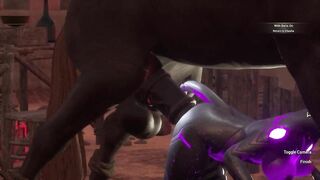 Furry Game Carnal Instinct Centaur and Futanari Dragon