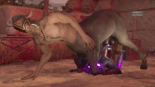 Furry Game Carnal Instinct Centaur and Futanari Dragon