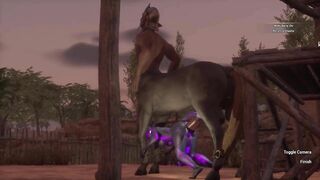 Furry Game Carnal Instinct Centaur and Futanari Dragon
