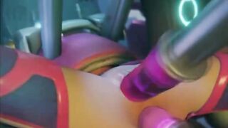 D.VA Overwatch Fuck Machine NSFW Animation by Dreamrider3D (With Voice Acting)