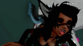 Second Life - Khul Town - Azra gives Aeon a Creampie