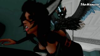 Second Life - Khul Town - Azra gives Aeon a Creampie