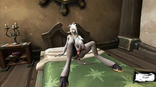 Monster Girl Masturbation | Whorecraft Futa, 3d Monster Porno