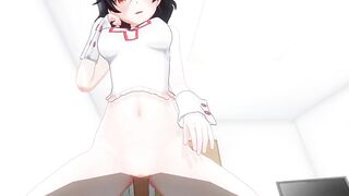 3D HENTAI POV Nurse Rides your Cock