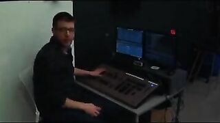 Romantic 4K Tinder Slut Fucked on Television Set