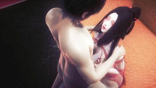 Hot Chinese Costume - 3D Hentai - (Uncensored)