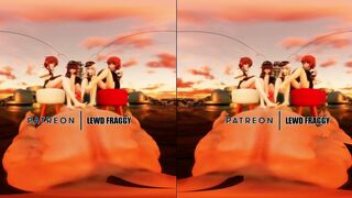 KANTAI COLLECTION - DESTROYERS QUARTET FOOTJOB [5k UNCENSORED VR HENTAI]