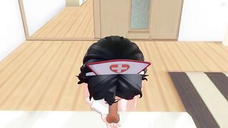 3D HENTAI POV Home Treatment Blowjob