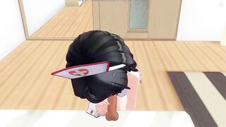 3D HENTAI POV Home Treatment Blowjob