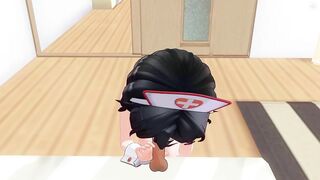 3D HENTAI POV Home Treatment Blowjob