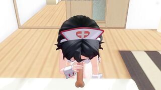 3D HENTAI POV Home Treatment Blowjob