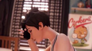 【MMD R-18 SEX DANCE】HOT EXERCISE DILDO ANAL INTENSE SEX 熱い運動 [MMD]