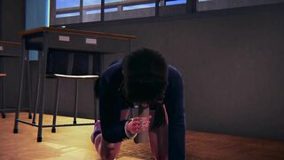 DVA Schoolgirl Takes Facial