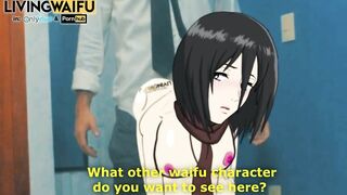 MIKASA Ackerman ATTACK ON TITAN Real World HENTAI Big Japanese ANIME Ass Cosplay Shingeki no Kyojin