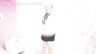 制服ミニスカ女子に大量対面中出し♡手コキカラオケ後編(*´ー｀*)