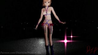 MMD R18 4k UHD Misaka Night Srtoll 1001