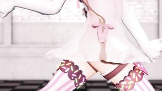 R15 Candy Girl Tease you with her Cute Panty Color 3d Hentai