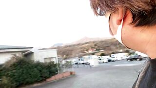 The Man who Greeted the Morning at Beppu Bay Service Area