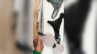 ESPIANDO El DORMITORIO De La HERMASTRA, El SUJETADOR SEXY, Puso DURA La POLLA