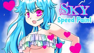 Speed Paint - Sky En Traje De Baño