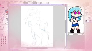 Speed Paint - Sky En Traje De Baño