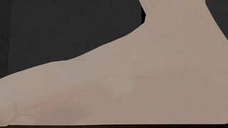 Giantess Kawakami (Persona 5 Barefoot Crush)