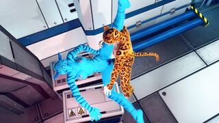 Furry Lesbian Strapon Fuck