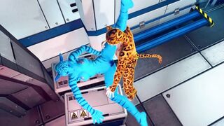 Furry Lesbian Strapon Fuck