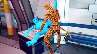 Furry Lesbian Strapon Fuck