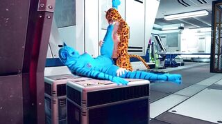 Furry Lesbian Strapon Fuck