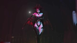 [MMD] Halloween Special! Demon Succubus Dances for you Jiggling her Big Tits (SFW Music Video)