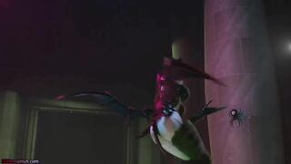 [MMD] Halloween Special! Demon Succubus Dances for you Jiggling her Big Tits (SFW Music Video)