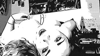 Amazing Anime Girl Masturbates and Moans Hard