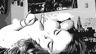 Amazing Anime Girl Masturbates and Moans Hard