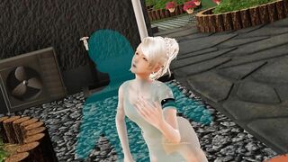 Luna Freya before taking the Wedding Photos