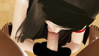 Tifa has an Urgency in the Bathroom