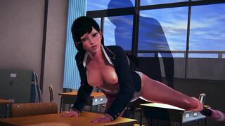 DVA Schoolgirl Ass Fucked
