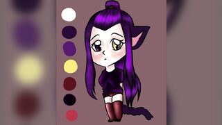 Chibi Indi Speed Paint // San Amour