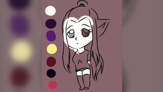 Chibi Indi Speed Paint // San Amour