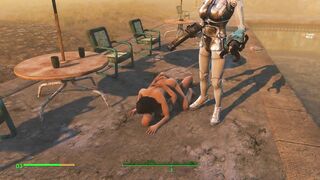 Half-zombie, Half-man Fucks Hot Alice in the Ass | PC Game, Fallout 4