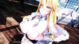 FGO - ARTORIA SLIPPERY TITJOB UNCENSORED 4K HENTAI