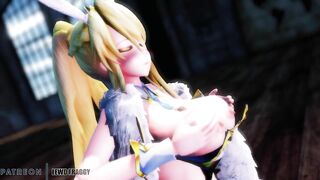 FGO - ARTORIA SLIPPERY TITJOB UNCENSORED 4K HENTAI