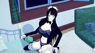 Maid Gets BLOWJOB and FUCK (3d Hentai)
