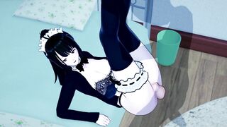 Maid Gets BLOWJOB and FUCK (3d Hentai)
