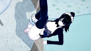 Maid Gets BLOWJOB and FUCK (3d Hentai)