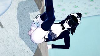 Maid Gets BLOWJOB and FUCK (3d Hentai)
