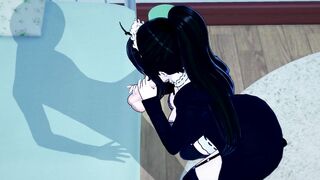 Maid Gets BLOWJOB and FUCK (3d Hentai)