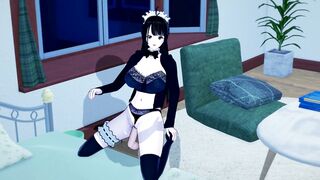 Maid Gets BLOWJOB and FUCK (3d Hentai)
